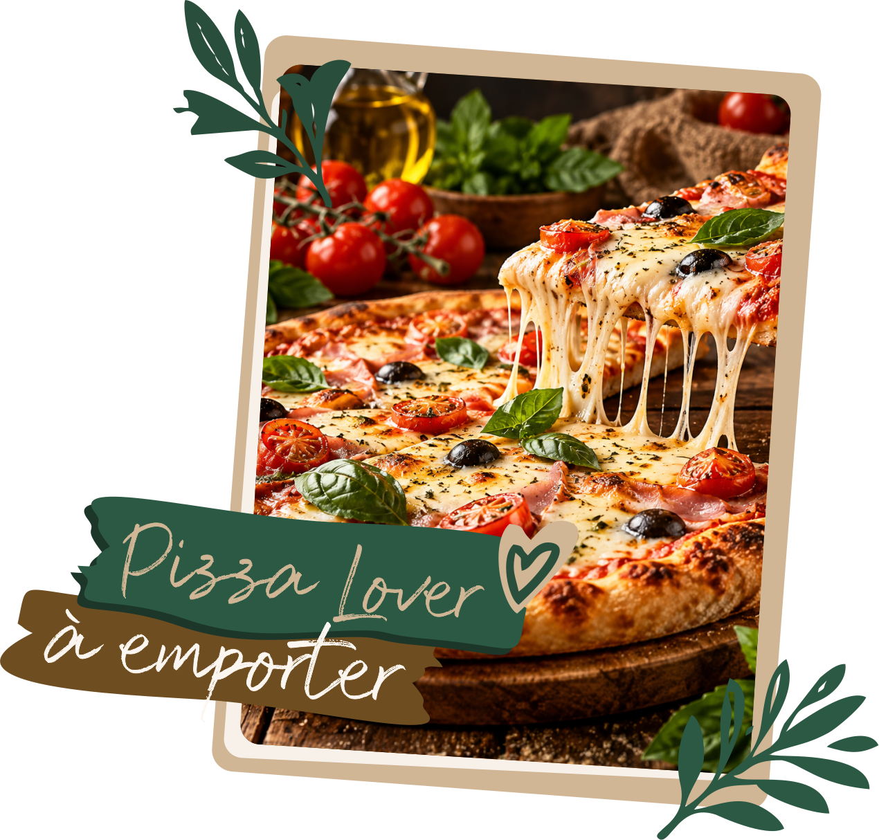 Pizza à emporter chez OLAK à Sainte-Foy
